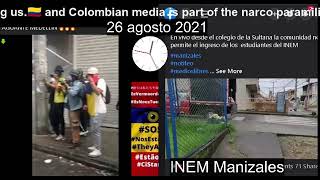 Protestas Colombia 25 agosto D1ctadura n4rcop4ram1litar #25A #SOSColombia #CIDH #HRW