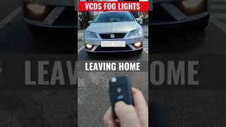 Leaving home with fog lights, VCDS coding.