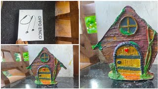 headset cover ന് ഒരു makeover ആയാലോ #bestoutofwaste #diy#craft #reuseidea #fairyhouse