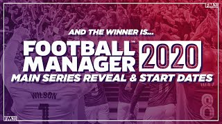 Football Manager 2020 | Main Series Reveal | Main and Mini Series Start Dates | FM20