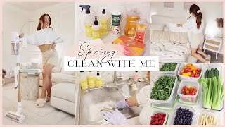 2022 SPRING CLEAN ROUTINE! 🌸🧼 Cleaning Tips & Motivation, Home Organization Hacks & Fridge Restock