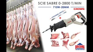 Comment couper un mouton avec la SCIE SABRE