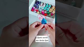 #craft #origami Sepatu Cantik!!Yang ini Mudah kamu pasti bisa!!