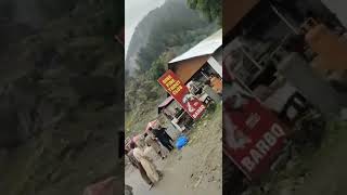 Flood in pakistan destroys a bridge and Restaurant