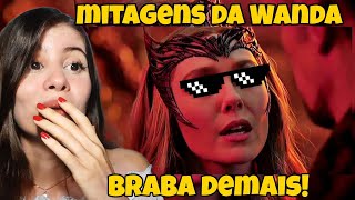 REACT - TOP 10 MELHORES PATADAS E MITAGENS DA WANDA - KevinTDFW - Lehh Cruz