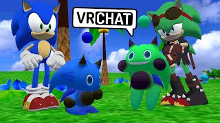 SONIC AND SPEEDY HELP SCOURGE GET A CHAO! IN VR CHAT!