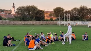 Trening fudbalera FK Titel pred sutrašnji derbi sa FK Miletić Mošorin & Plaža u Titelu / 21. 09. 24.