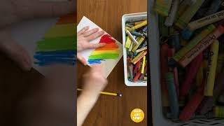 Crayon Transfer Art