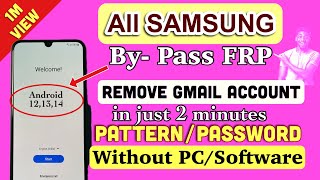 Finally New Method🔥All Samsung FRP Bypass/Unlock 2024 All Android 12/13 | Google Account Remove 2024