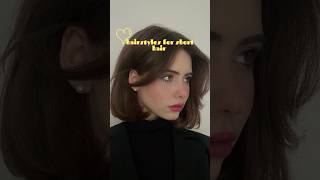 6 cute & trendy hairstyles for short hair🔥💗| simple and classy #hairstyles #shorthairstyles #ytshort