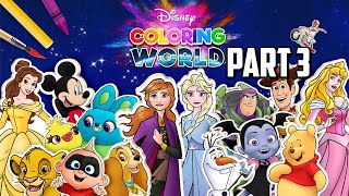 Disney Colouring World - Let's colour in Mr Incredible and Jack-Jack! (Part 3)