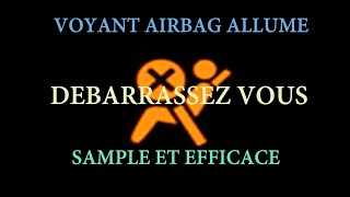 Voyant d'airbag allumé, Peugeot, Renault, Citroën