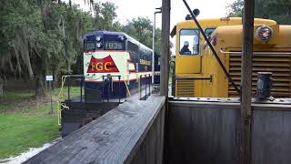 #TRAINS - FLORIDA RAILROAD MUSEUM - 13 Mile round trip train ride