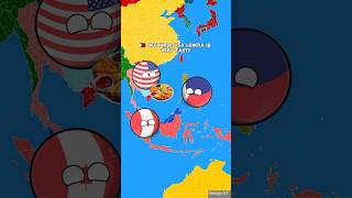 United States is testing food Trip ✈️ | #countryballs #geography #viralshorts