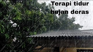 Hari ini Hujan dan angin kencang didesa ku | suara hujan membuat tertidur lelap 3 menit