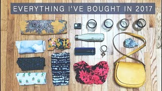 Everything I've Bought In 2017 | Messy Minimalist | Minimalism Series