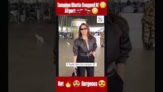 Tamanna Bhatia Snapped At 😳 Airport 🛫 🛬 😳 #ottbuzz #bollywood #viral #tamannabhatia