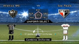 CAMPEONATO BRASILEIRO SÉRIE A - RODADA #31 ATLÉTICO MG X SÃO PAULO -BOMBA PATCH 2024 - GAMEPLAY PS2.