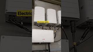 Electrician status video Solaredge inverter armoured cable #viral #new #shorts #ytshort #electric