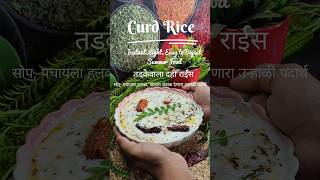 CURD RICE DAHI CHAWAL दही भात राईस how to make restaurant style Summer Food #trendingshorts #viral