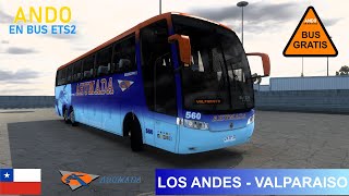 ETS2 / Los Andes - Valparaíso / Busscar Vissta Buss HI / Ahumada