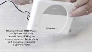 Accoppiamento tastiera KP-S1 con centralina di allarme wireless Blaupunkt SA2500 - SA2650