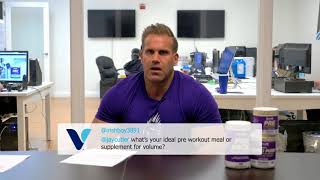 Pre Workout Meal and Supplements for Volume - ASK JAY - Presented by Vitamin Shoppe