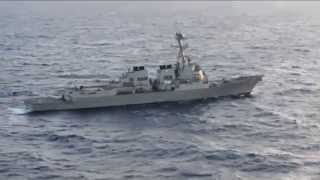 China sends warning after incursion of U S  naval warship near disputed islands,