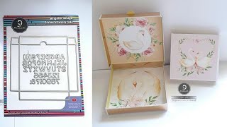 PIZZA BOX GIFT BOX & MINI ALBUM tutorial by @isabelgabe1783  #Alinacutle® #AlinaCraft #handmadecards