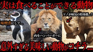 実は食べることのできる動物がこちら