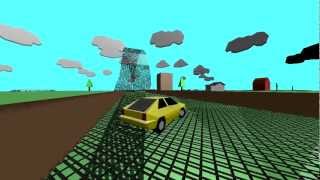 LambdaCube 3D (Haskell rendering engine) - Stunts example - 2012-09-08