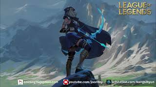 League of Legends Ashe - Spine 2d Animation  #valorant #fortnite #leagueoflegends