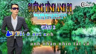 KARAOKE VC || ĐƯỜNG TÌNH ANH ĐI || THIẾU ĐÀO || SONG CA VỚI AN LÊ