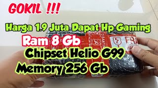 Gokil..!! Hp 1.9 Juta Dapet Ram 8 Gb Memory 256 Gb Chipset Helio G 99 Main Game Rata Kanan