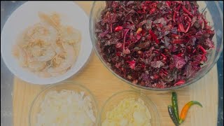 লাল শাক আর চিংড়ির সুস্বাদু রেসিপি | Red Spinach And Prawn Recipe | Delicious Recipes By Naz