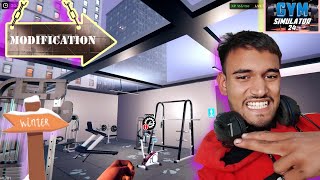 MODIFIED GYM 😄 WITH TWO WORKER 😜 || GYM SIMULATOR