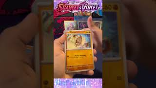 EX Pokemon! Scarlet and Violet booster pack opening #pokemon #pokemoncards #shorts