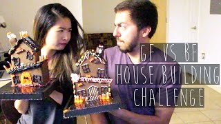 Boyfriend vs Girlfriend Chocolate House Decorating Contest | Eva Chung