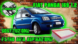 Fiat Panda 169 1.2 Benzina Sostituzione Filtro Aria Aspirazione