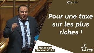 #Climat Pour une taxe sur les plus riches !