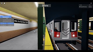 IRT Subway: Flatbush Av bound R142 (2) train @ Atlantic Av-Barclays Center