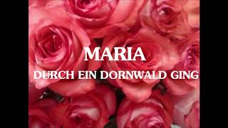 Maria durch ein Dornwald ging I Orgel - Sopran