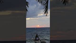 sun setting at Kinatarcan island#when in the Philippines#shorts