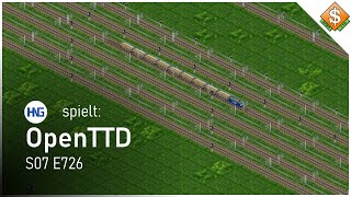 Das Ausweichgleis funktioniert #S7E726 🚄 OpenTTD [Deutsch]