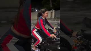 Princi sanju 99 r15 bike riding video || cute girl bike rider || Sanju 99 new bike riding video