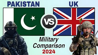 Pakistan vs United Kingdom Military Comparison 2024 | UK vs Pakistan Army Power