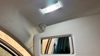 Change LED Canbus Vanity Mirrors Vw Tiguan 5N / Cambiar Luz Espejos de Vanidad sin Error￼ 💡😍