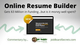 Online Resume Builder Nets $3 Million in Funding