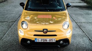 2017 Abarth 595 Competizione Pure Exhaust sound & Loud Revs (Record Monza Quad Exhaust)