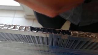 How to fix Aluminium Foil Tape of DUOlite Multiwall Sheet